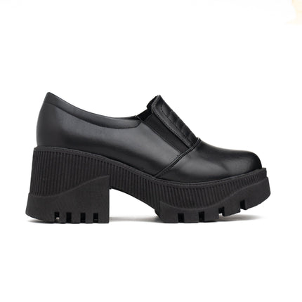 Mocasin Enola - Negro Cuero - Tienda Nébula