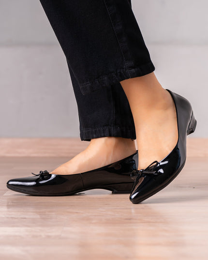 Mocasin Fayruz - Negro Charol - Tienda Nébula