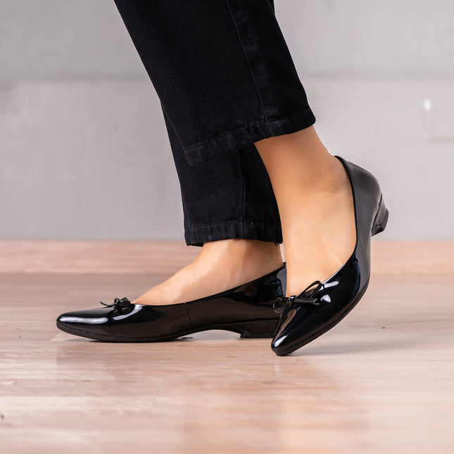 Mocasin Fayruz - Negro Charol - Tienda Nébula