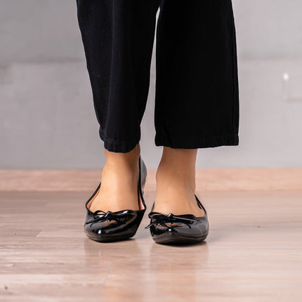 Mocasin Fayruz - Negro Charol - Tienda Nébula