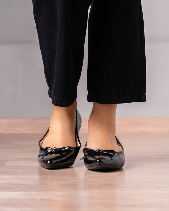 Mocasin Fayruz - Negro Charol - Tienda Nébula