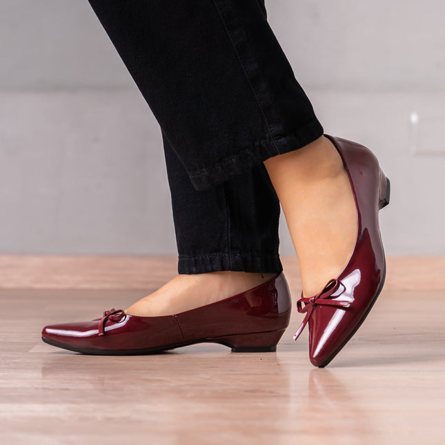 Mocasin Fayruz - Vino Charol - Tienda Nébula