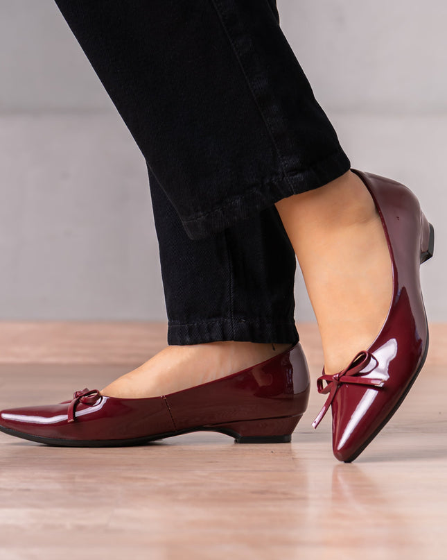 Mocasin Fayruz - Vino Charol - Tienda Nébula