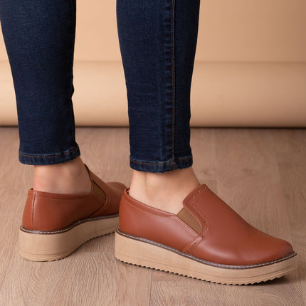Mocasin Ferrara - Camel Oscuro - Tienda Nébula