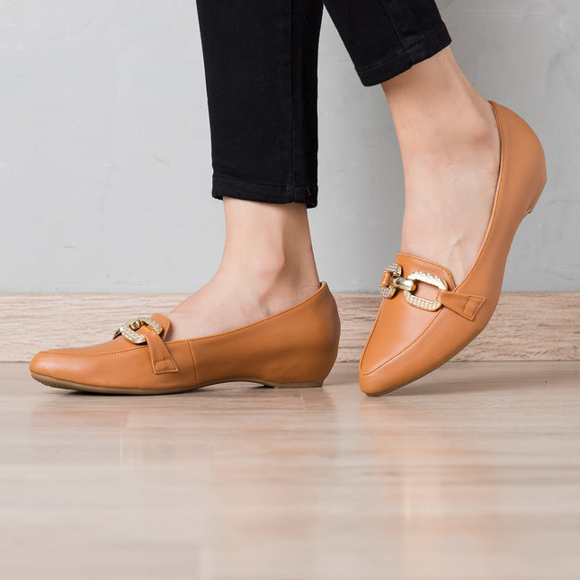 Mocasin Goldyuan - Camel - Tienda Nébula