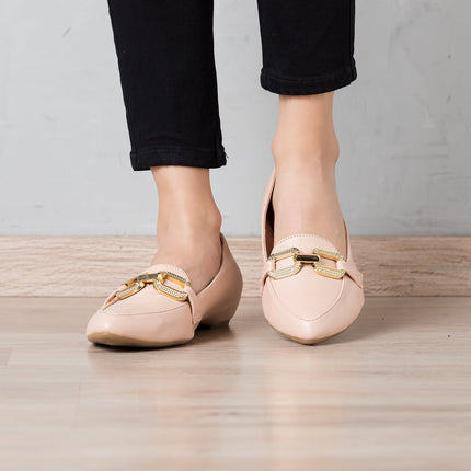 Mocasin Goldyuan - Nude - Tienda Nébula