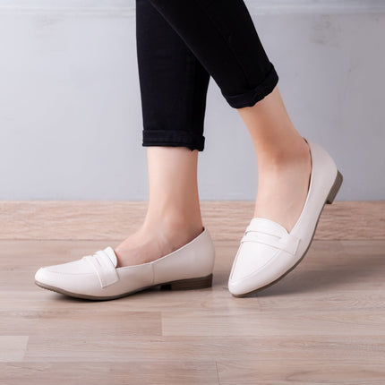 Mocasin Gotham - Hueso - Tienda Nébula