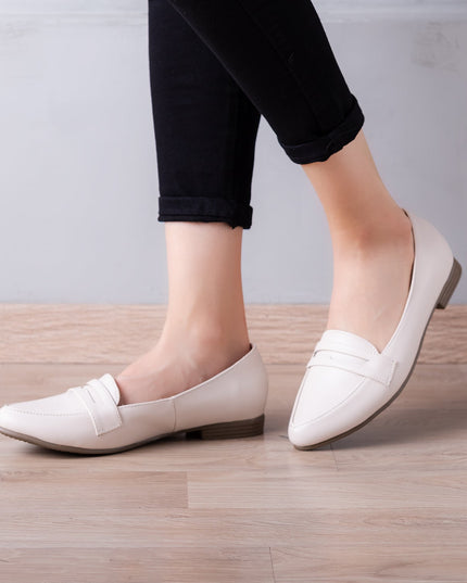 Mocasin Gotham - Hueso - Tienda Nébula