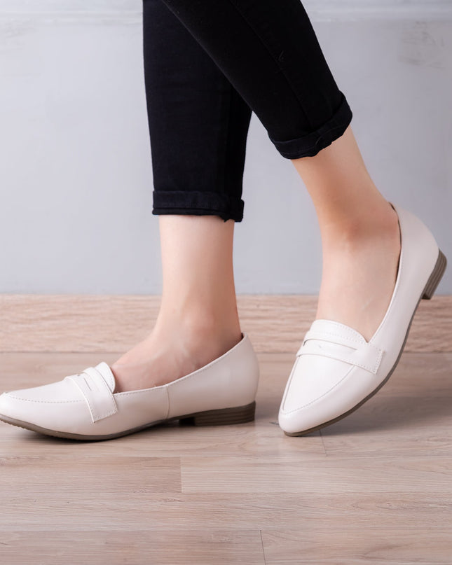 Mocasin Gotham - Hueso - Tienda Nébula