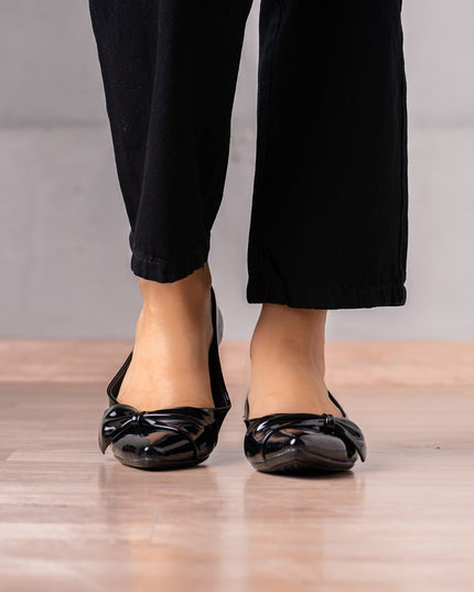 Mocasin Jadiya - Negro Charol - Tienda Nébula