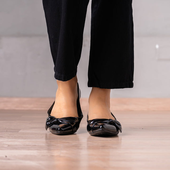 Mocasin Jadiya - Negro Charol - Tienda Nébula