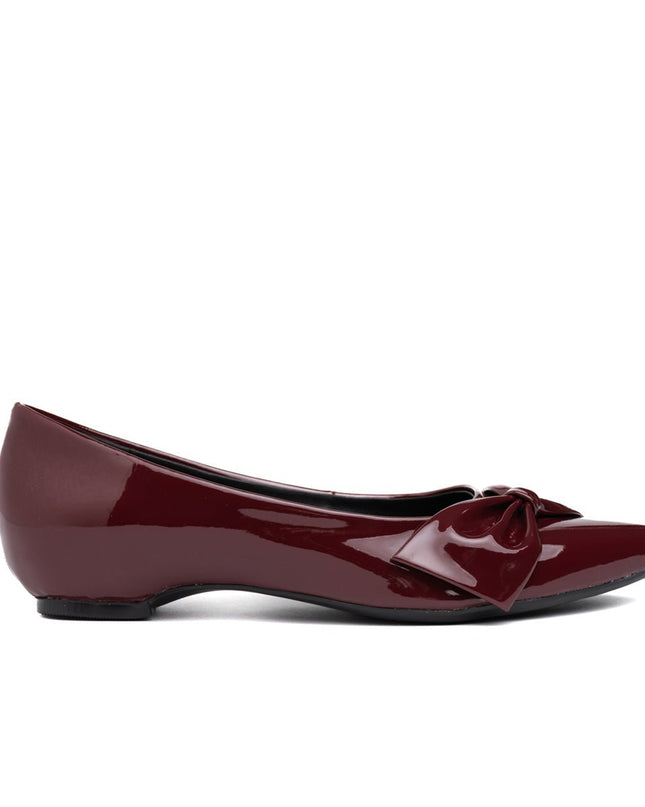 Mocasin Jadiya - Vino Charol - Tienda Nébula