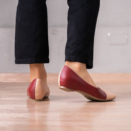 Mocasin Leila - Guinda - Tienda Nébula