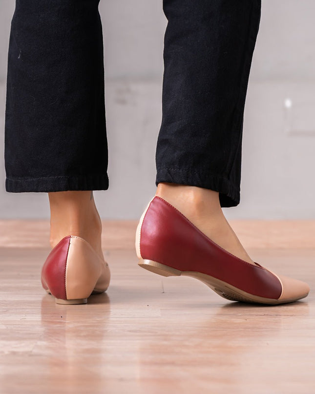 Mocasin Leila - Guinda - Tienda Nébula