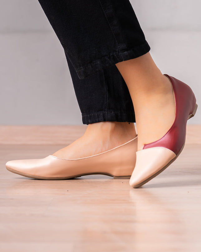 Mocasin Leila - Guinda - Tienda Nébula