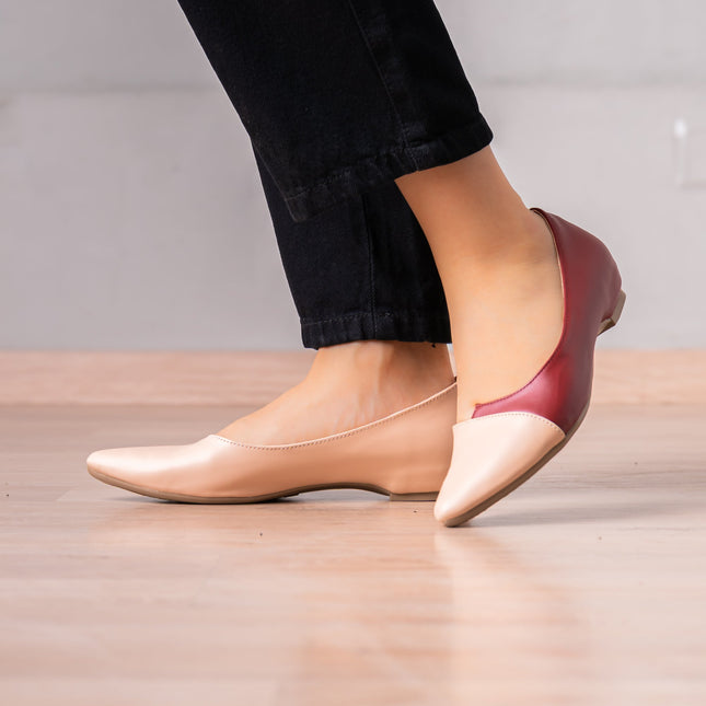 Mocasin Leila - Guinda - Tienda Nébula