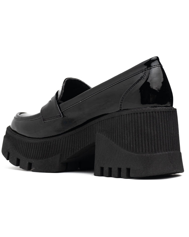 Mocasin Murcy - Negro Charol - Tienda Nébula