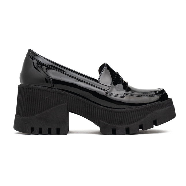 Mocasin Murcy - Negro Charol - Tienda Nébula