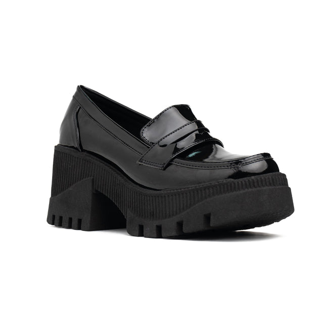 Mocasin Murcy - Negro Charol - Tienda Nébula