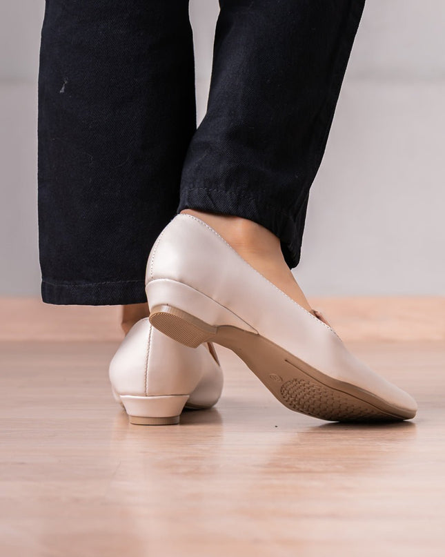 Mocasin Nailan - Hueso - Tienda Nébula
