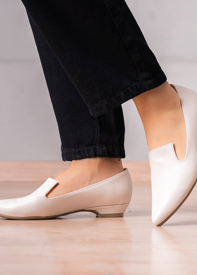 Mocasin Nailan - Hueso - Tienda Nébula