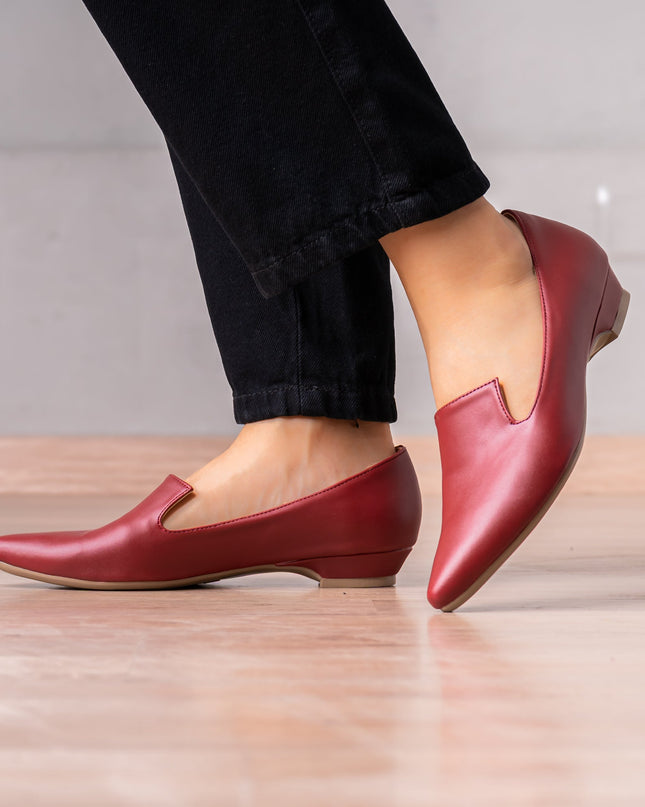 Mocasin Nailan - Vino - Tienda Nébula