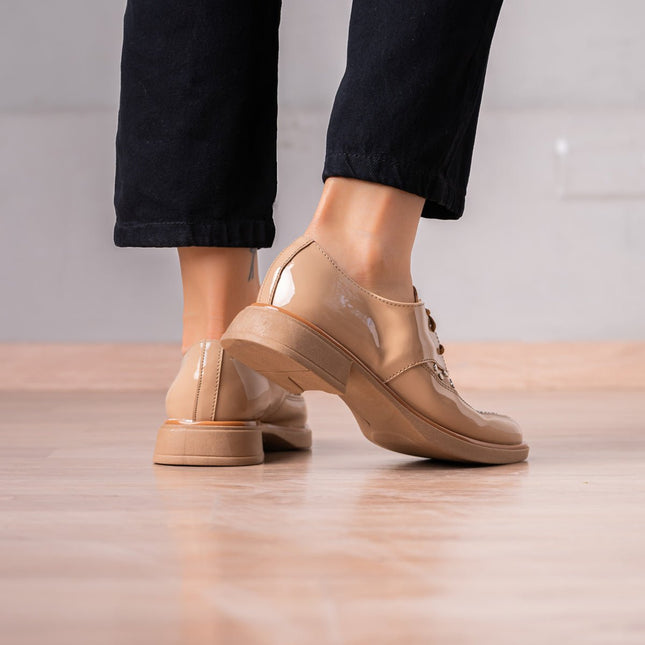 Mocasin Poletti - Beige - Tienda Nébula