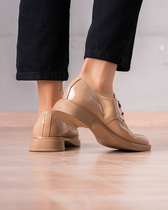 Mocasin Poletti - Beige - Tienda Nébula
