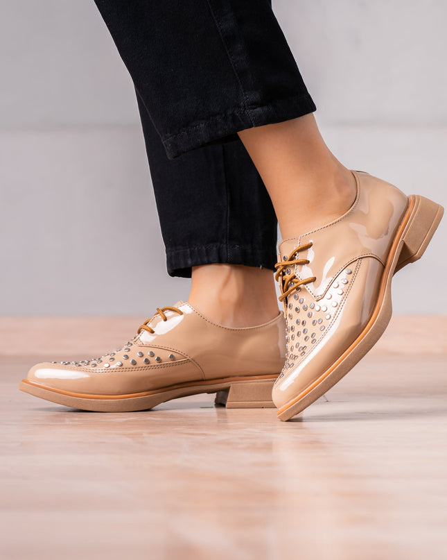 Mocasin Poletti - Beige - Tienda Nébula