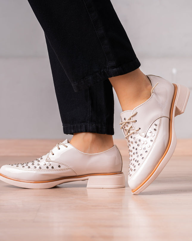 Mocasin Poletti - Nude - Tienda Nébula
