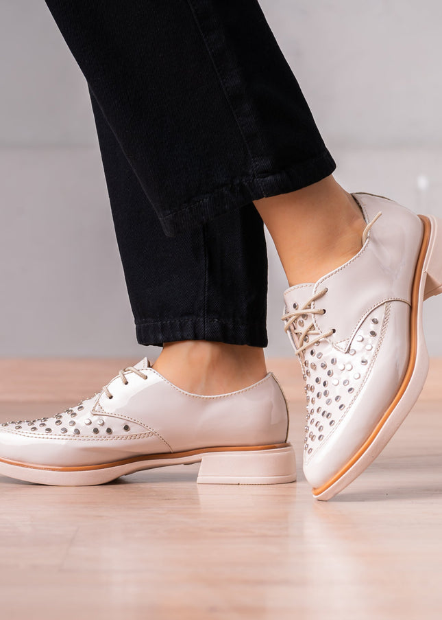 Mocasin Poletti - Nude - Tienda Nébula