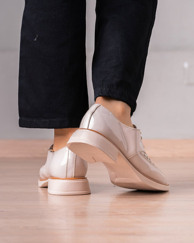 Mocasin Poletti - Nude - Tienda Nébula