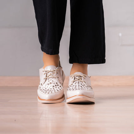 Mocasin Poletti - Nude - Tienda Nébula