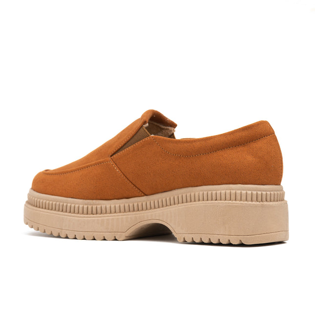Mocasin Serquet - Camel Gamuza - Tienda Nébula