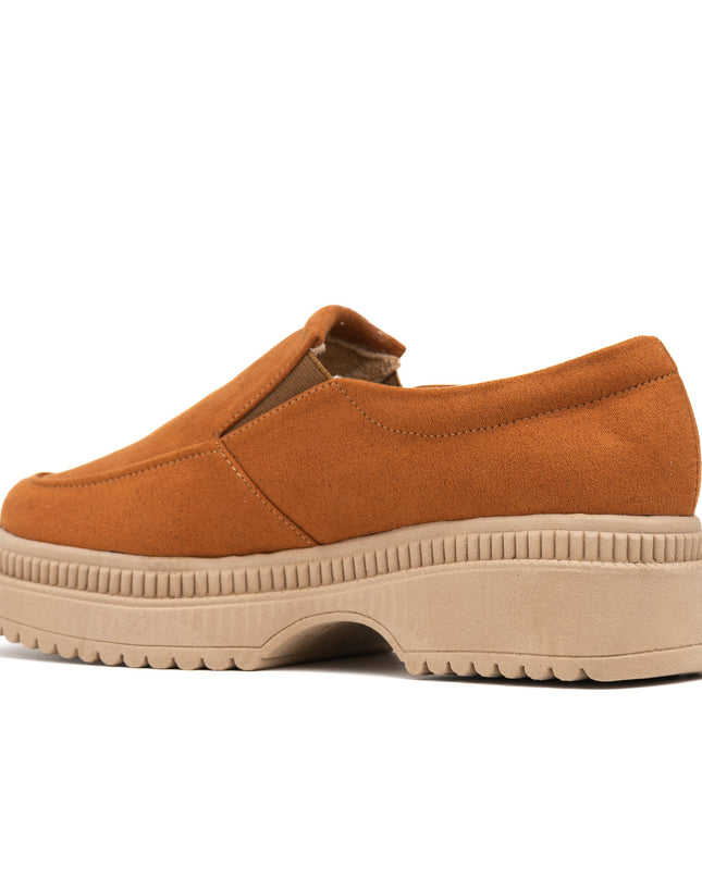 Mocasin Serquet - Camel Gamuza - Tienda Nébula