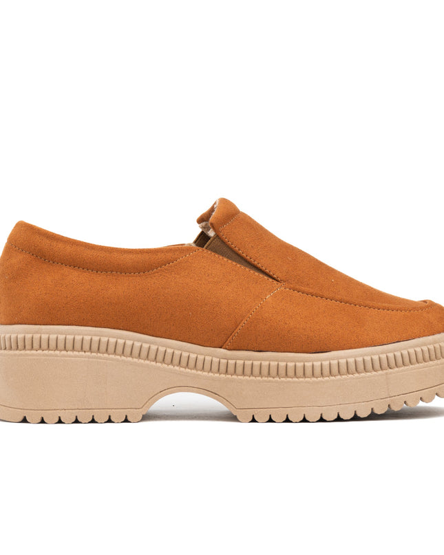 Mocasin Serquet - Camel Gamuza - Tienda Nébula