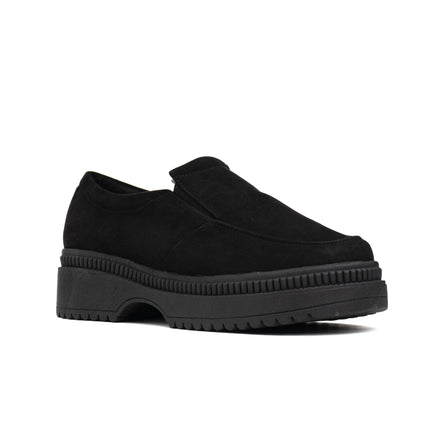 Mocasin Serquet - Negro Gamuza - Tienda Nébula