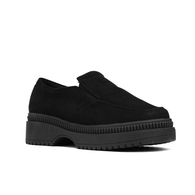 Mocasin Serquet - Negro Gamuza - Tienda Nébula