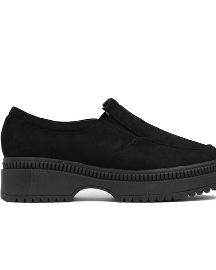 Mocasin Serquet - Negro Gamuza - Tienda Nébula