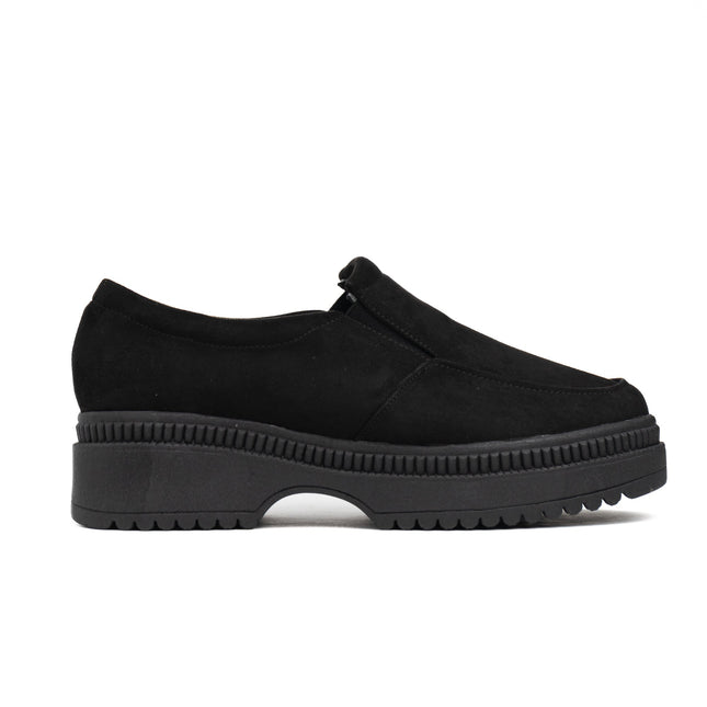 Mocasin Serquet - Negro Gamuza - Tienda Nébula