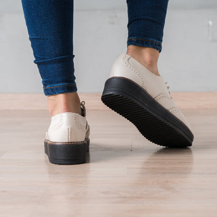 Mocasin Sopran - Hueso - Tienda Nébula