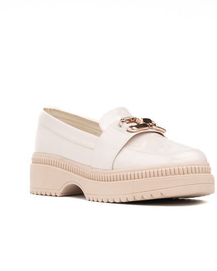 Mocasin Steelex - Hueso Charol - Tienda Nébula