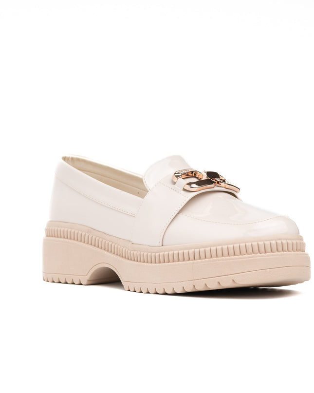 Mocasin Steelex - Hueso Charol - Tienda Nébula