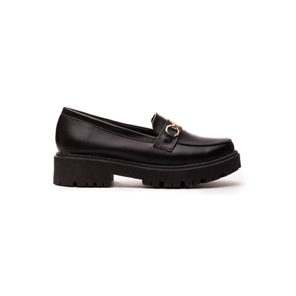 Mocasin Tarento 2 - Negro Cuero - Tienda Nébula