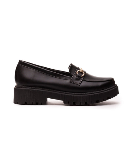 Mocasin Tarento 2 - Negro Cuero - Tienda Nébula