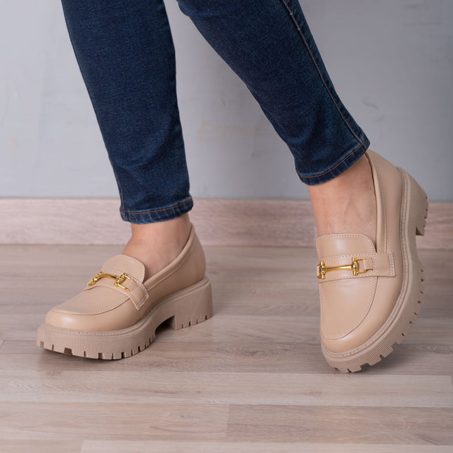 Mocasin Tarento - Beige 2 - Tienda Nébula