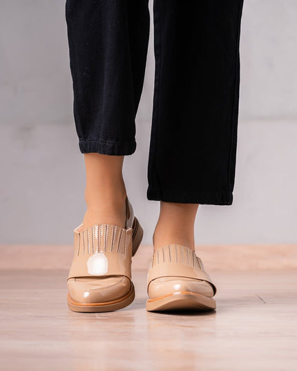 Mocasin Tradentino - Beige - Tienda Nébula