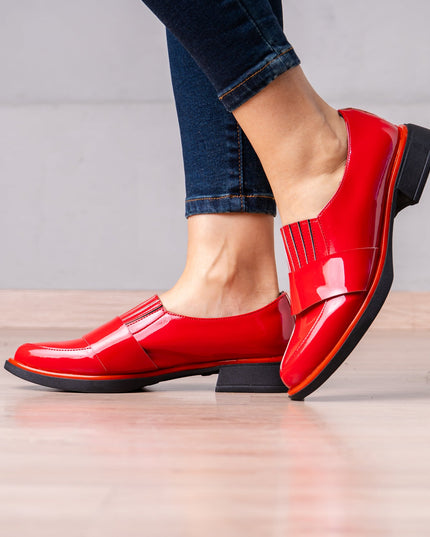 Mocasin Tradentino - Rojo - Tienda Nébula