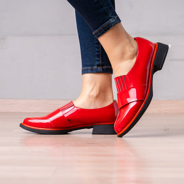 Mocasin Tradentino - Rojo - Tienda Nébula