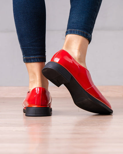 Mocasin Tradentino - Rojo - Tienda Nébula